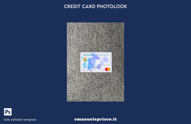 stile verificato Modello frontale photolook mastercard della Banca Municipale Ar